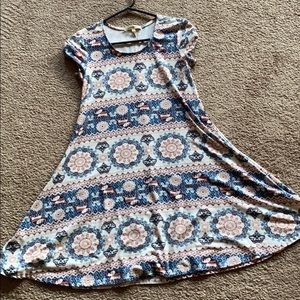 Elephant pattern dress